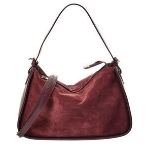 Isabella Rossetti Brooke Suede Bag, Red